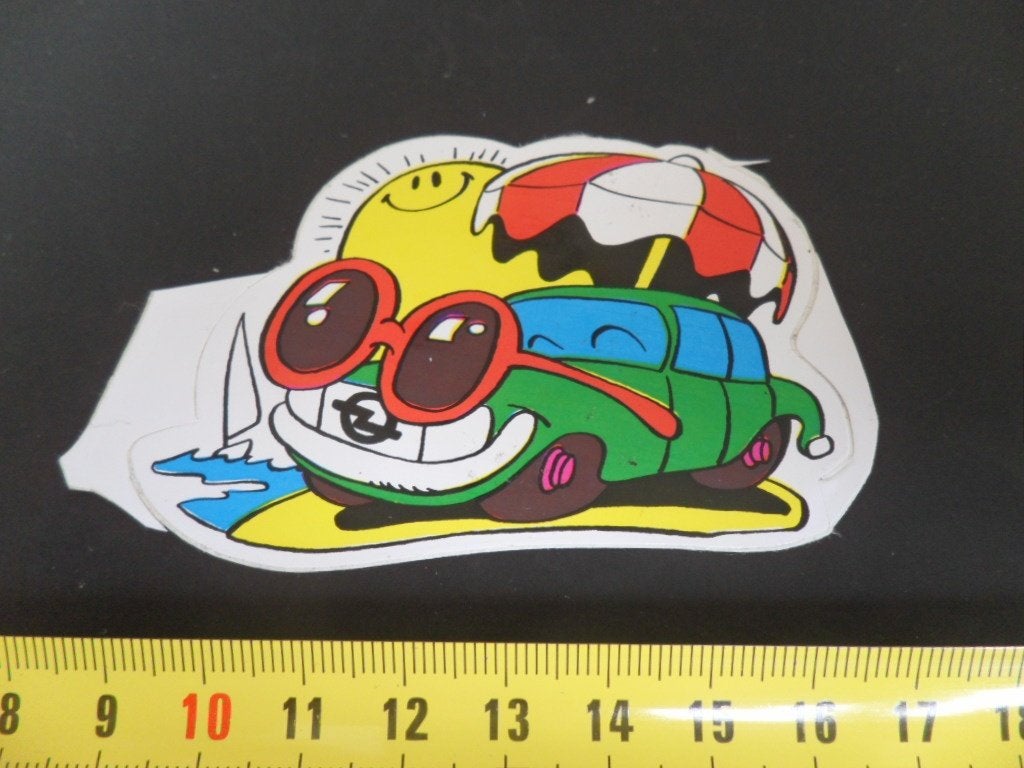 sticker OPEL zomervakantie, Ophalen of Verzenden, Zo goed als nieuw