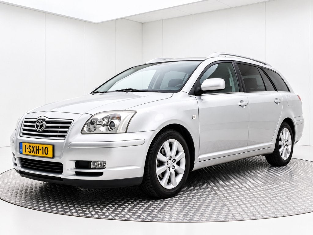 Toyota Avensis 1.8 16V Vvt-i WGN Linea Luna 2005 Grijs, Auto's, Voorwielaandrijving, Avensis, Zwart, 4 cilinders