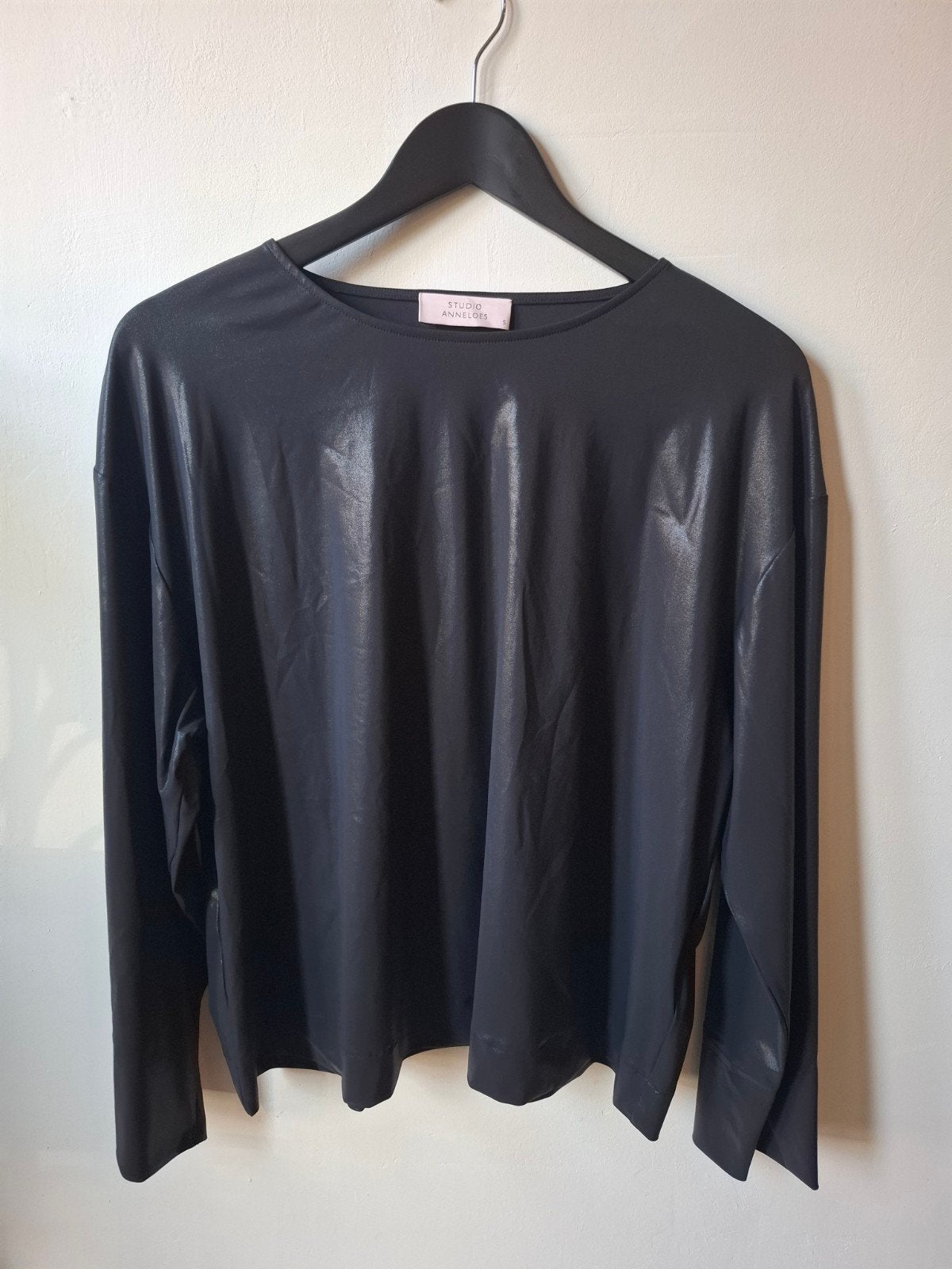 Studio Anneloes Metallic Top Maat S/36,38, Studio Anneloes, Zwart, Ophalen of Verzenden, Zo goed als nieuw