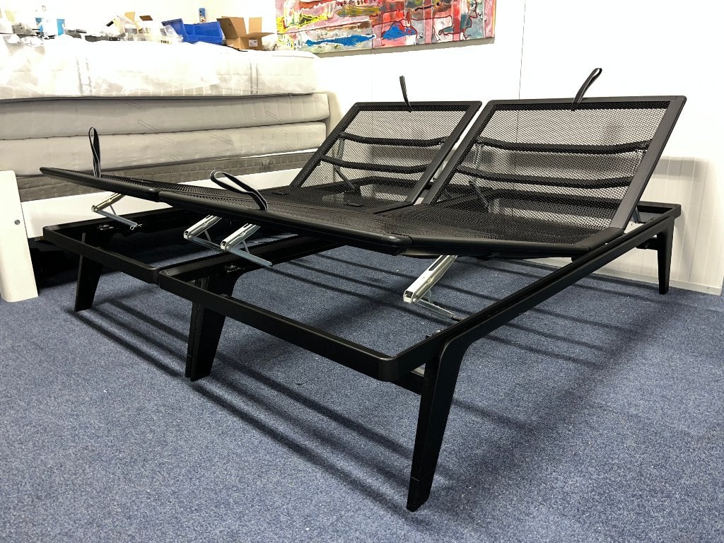 Auping Original (180x200cm)., Ophalen, Verstelbaar, Zwart, Tweepersoons