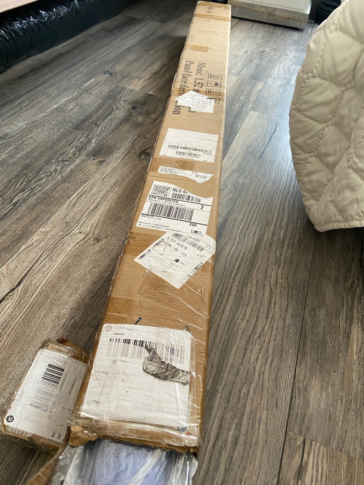 Blauwe wrapfolie voor voertuigen - 1.52m breed, Auto diversen, Autostickers, Ophalen of Verzenden