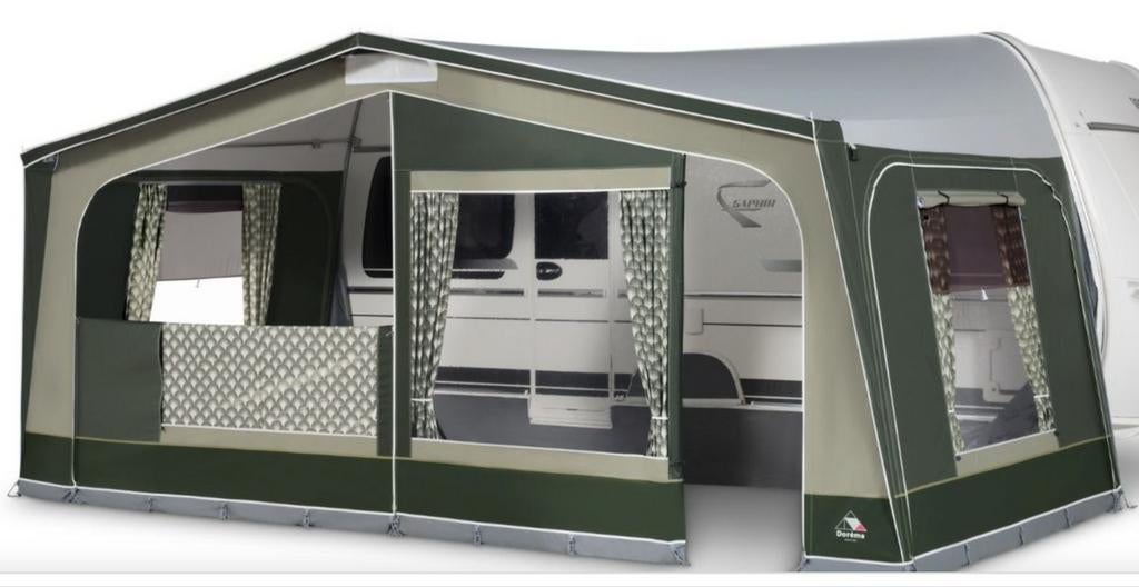 Te koop gebruikte Dorema voortent voor caravan, Caravans en Kamperen, Ophalen