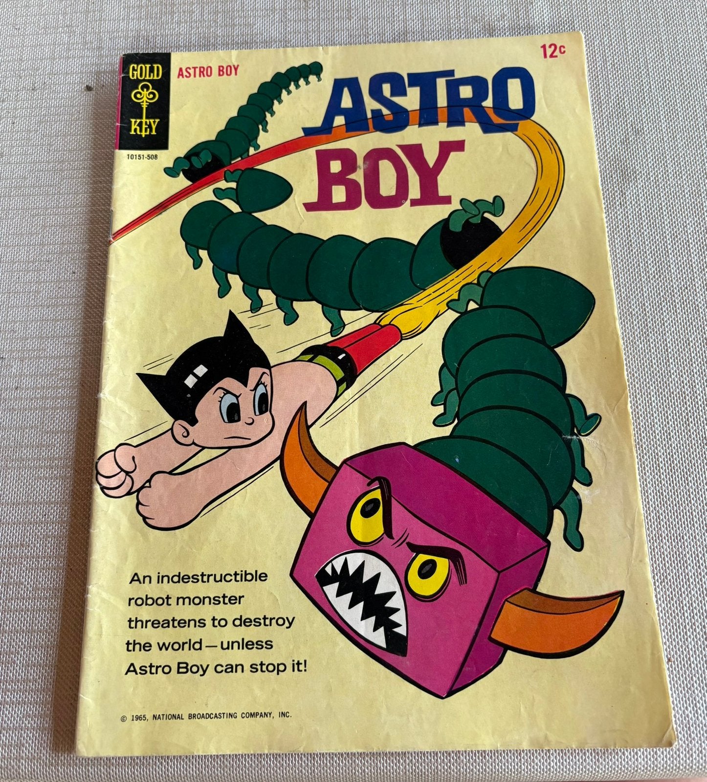 Astro Boy #1 Gold Key 1965 – Vintage Comic – Verzamelobject, Boeken, Eén stripboek, Ophalen of Verzenden, Gelezen