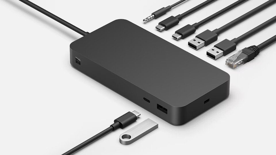 Microsoft Surface Thunderbolt 4 Dock, Ophalen of Verzenden, Microsoft, Docking station, Gebruikt