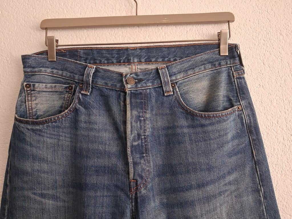 Levi's 501 Straight Fit Jeans - W33 L32, Levi's, Blauw, Ophalen of Verzenden, W33 - W34 (confectie 48/50)