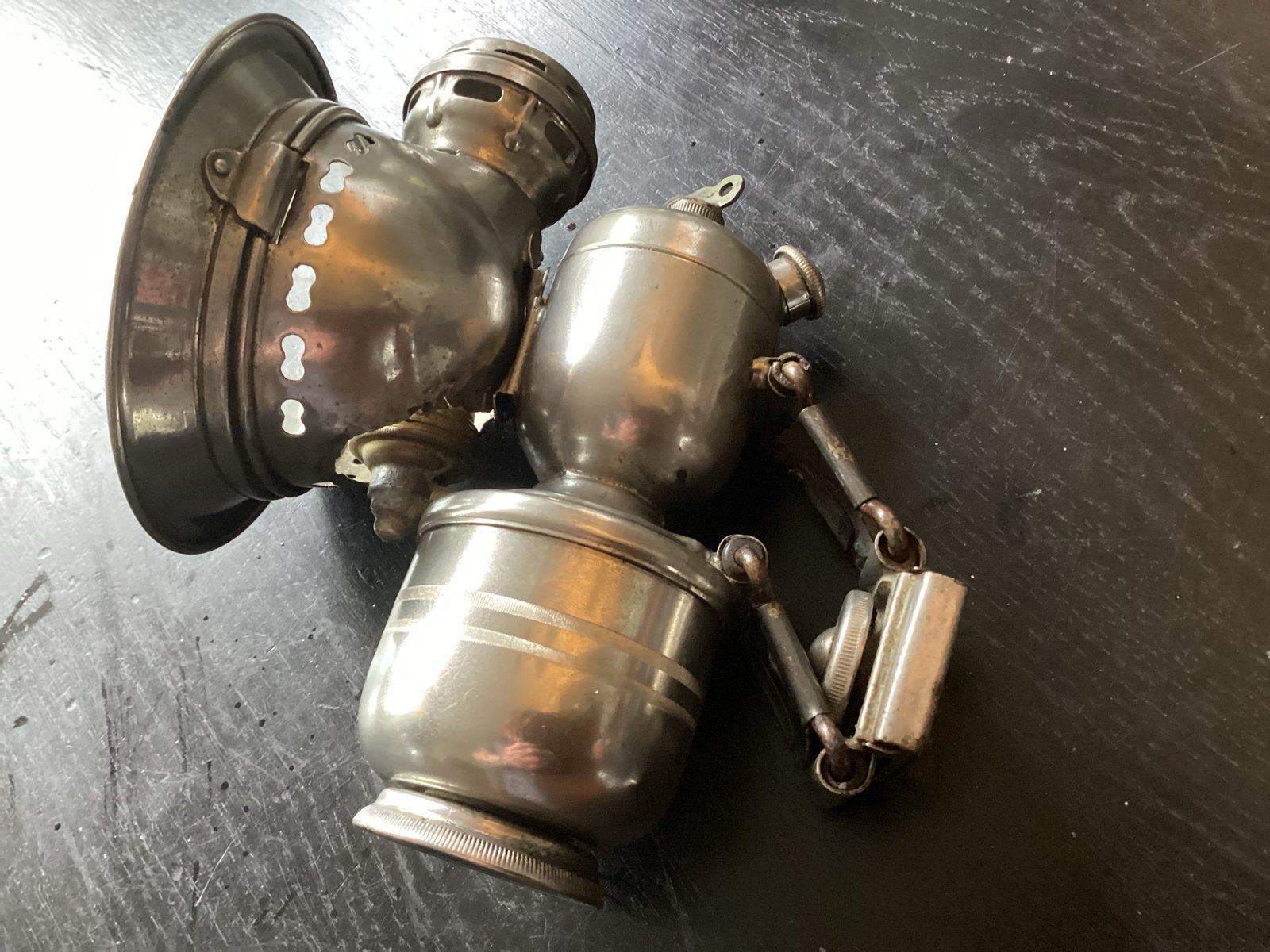 Antieke Powell & Hammer PANTHER fietslamp UNIEK EXEMPLAAR, Ophalen of Verzenden