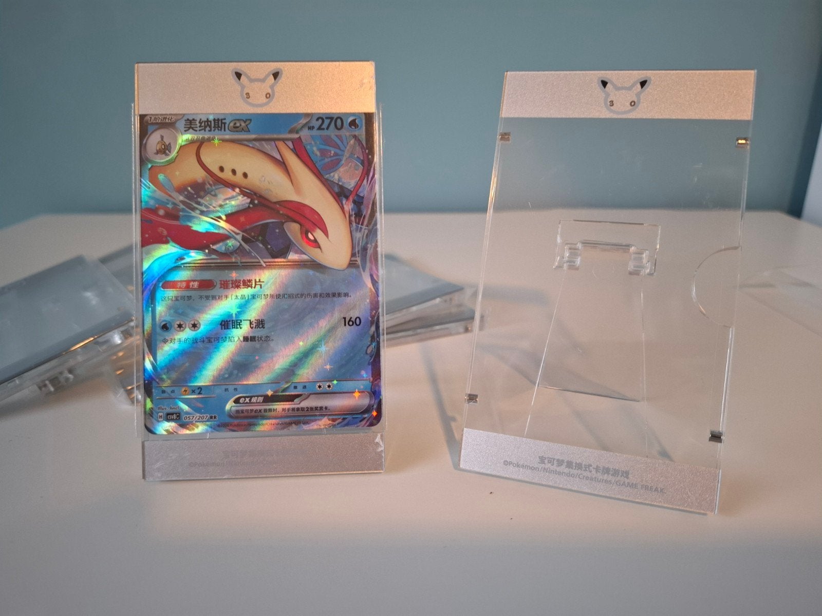 Pokémon 30th aniversary kaart display standaard nieuw, Ophalen of Verzenden, Nieuw, Overige typen