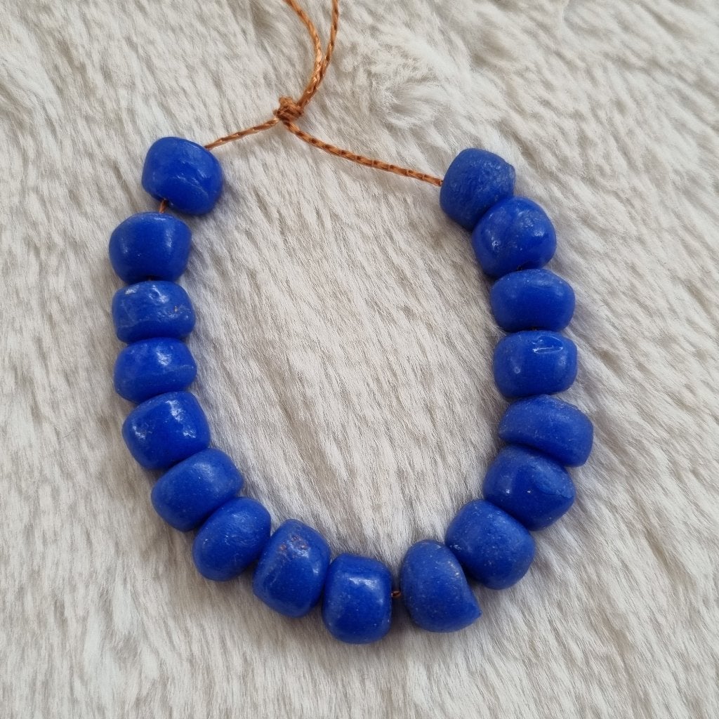 Afrikaanse glaskralen krobo tradebeads Ghana handelskralen, Kraal, NL, Nieuw, Ophalen of Verzenden