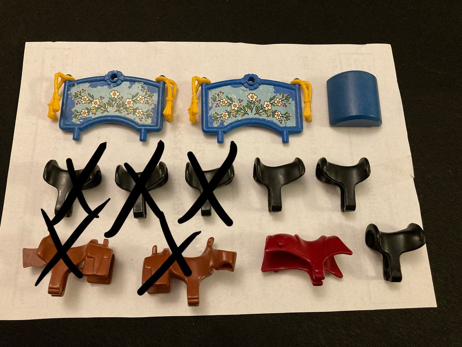 Playmobil paarden kar accessoires., Ophalen of Verzenden, Zo goed als nieuw