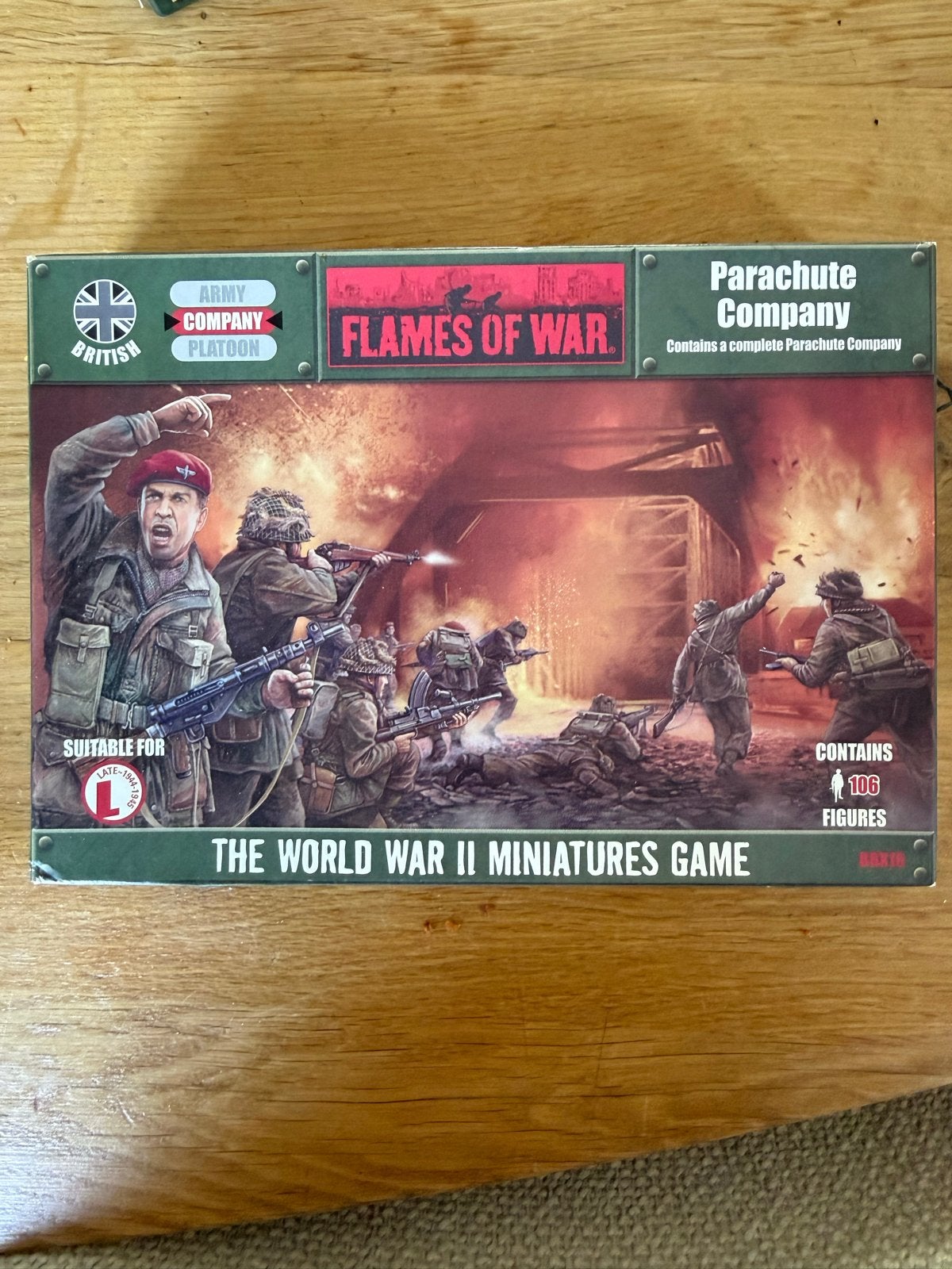 Flames of War: British Parachute Company (metalen figuren), Hobby en Vrije tijd, Ophalen of Verzenden, Nieuw, Historisch, Figuurtje(s)