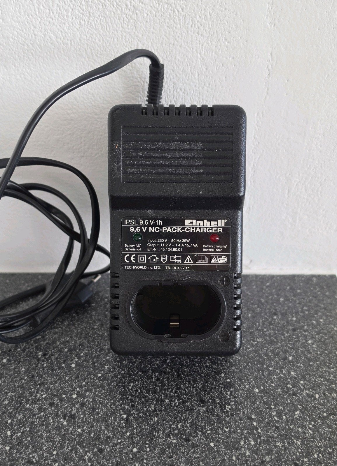Einhell 9.6V NC-PACK-CHARGER Acculader, Ophalen of Verzenden, Gebruikt