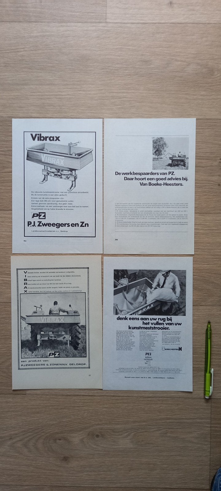 E: PZ 2 : PZ  kunstmeststrooier advertenties., Ophalen of Verzenden, 1920 tot 1940, Tijdschrift
