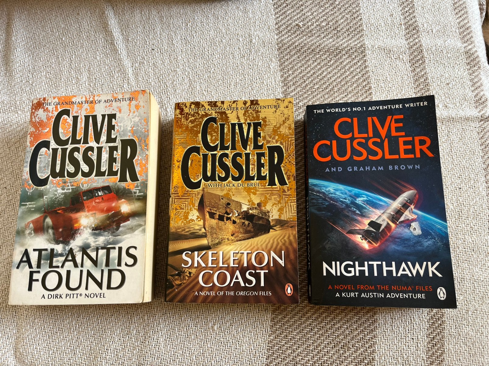 Clive Cussler boeken, Boeken, Ophalen of Verzenden, Zo goed als nieuw