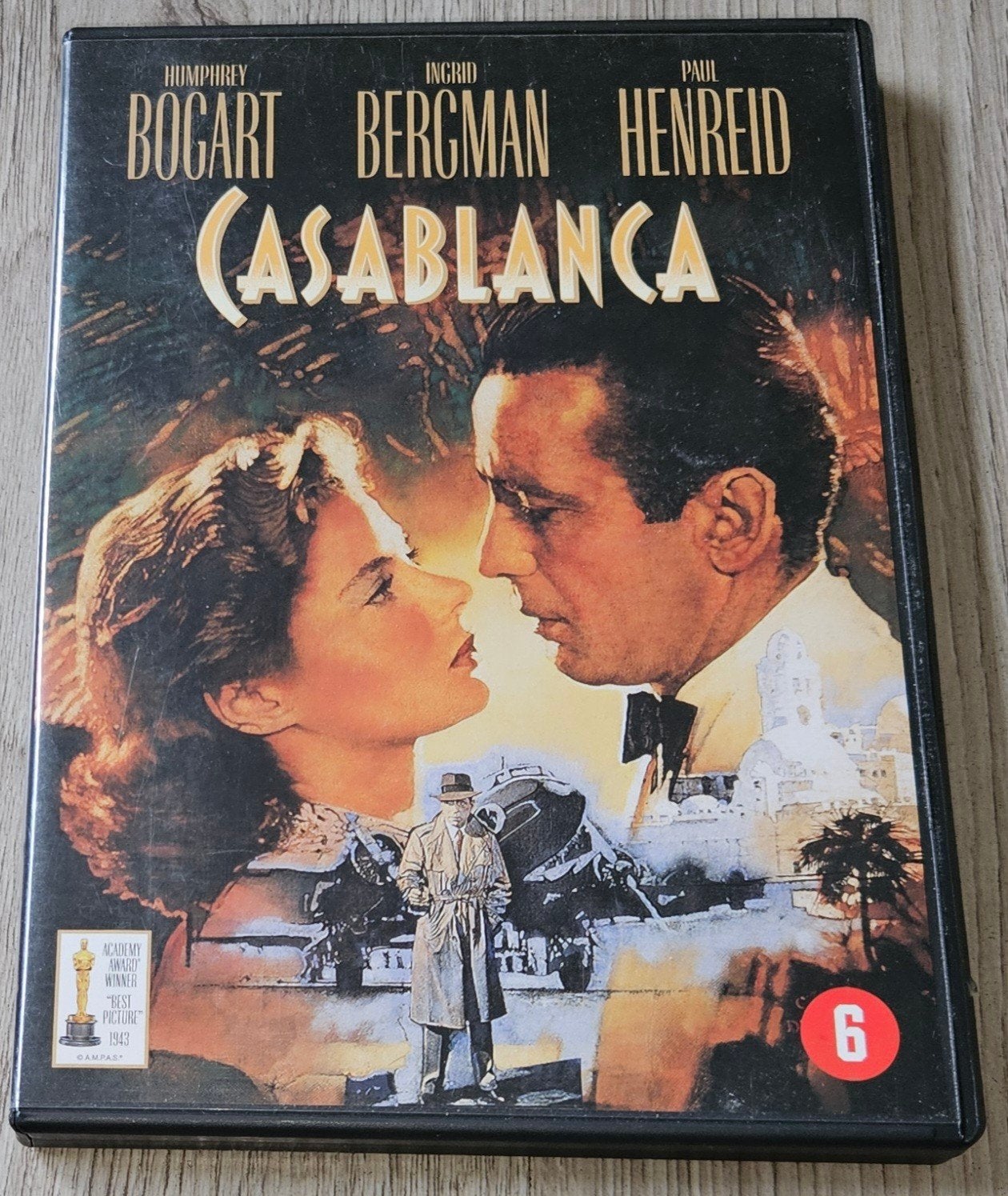Casablanca DVD - Klassieke Romantiek met Humphrey Bogart, Engels, Italiaans, Zo goed als nieuw, Vanaf 6 jaar