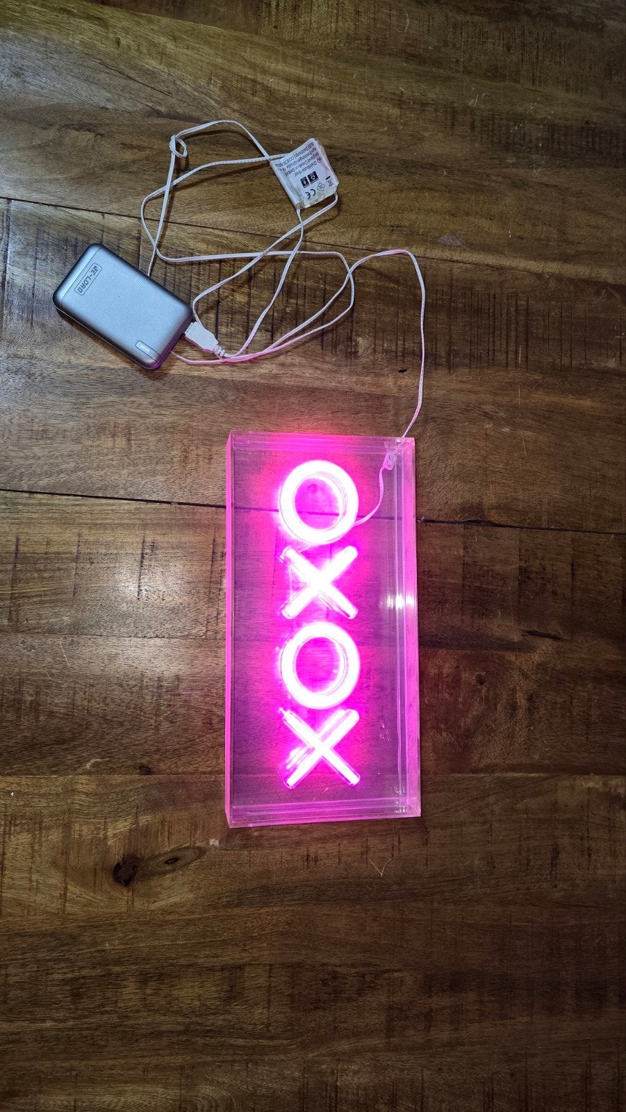XOXO Neon LED Licht - Roze USB-aansluiting, Ophalen of Verzenden