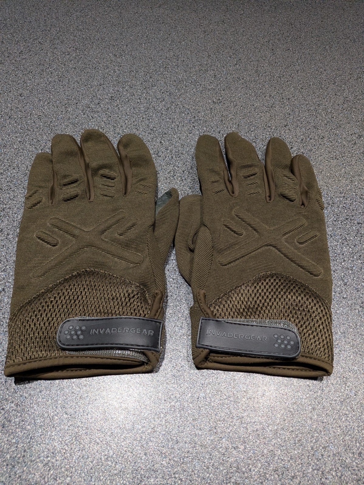 Invador gear airsoft schiet handschoenen OD groen XL, Ophalen of Verzenden, Zo goed als nieuw