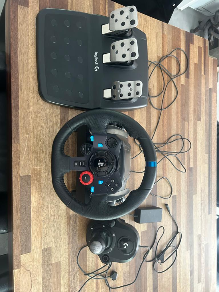 Logitech G29 Racestuur met Pedalen en Schakelpook (PS/PC), Ophalen of Verzenden, Zo goed als nieuw, Stuur of Pedalen, PlayStation 3