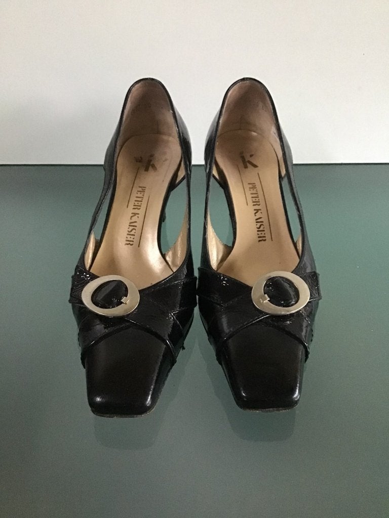 Peter Kaiser vintage zwarte hakken 36½ | Gratis verzenden, Peter Kaiser, Pumps, Verzenden, Zwart