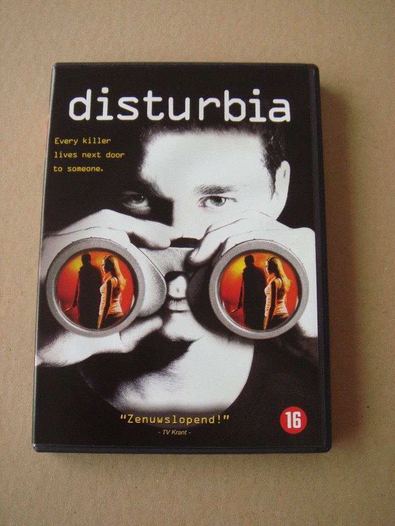 Disturbia DVD - DJ Caruso, Vanaf 16 jaar, Ophalen of Verzenden, Zo goed als nieuw, Actiethriller