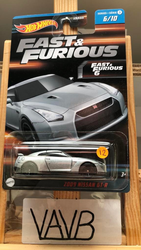 11 Nissan GTR (r35) Hot Wheels Hotwheels VAVB nieuw, Ophalen of Verzenden, Nieuw, Auto