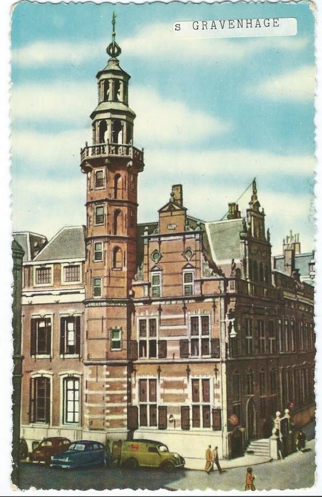 Ansichtkaart  DEN HAAG  Stadhuis, Verzenden, 1960 tot 1980, Gelopen, Zuid-Holland
