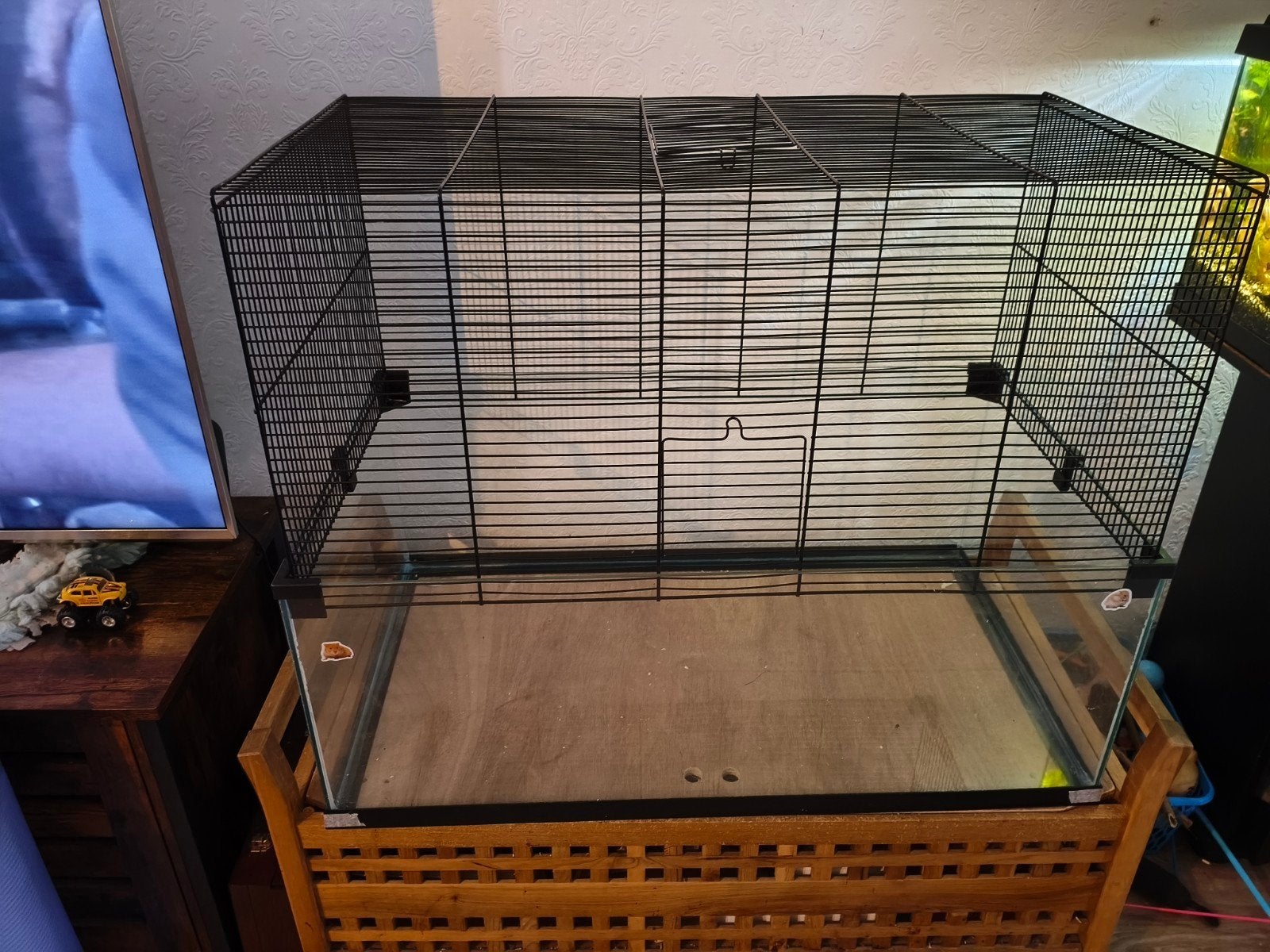 hamster kooi en spul, Ophalen, Gebruikt, Hamster, 60 tot 90 cm