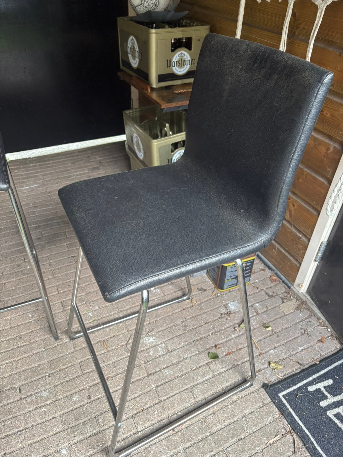 Barkrukken 2 stuks, Huis en Inrichting, Barkrukken, Ophalen, Zo goed als nieuw, 60 tot 90 cm