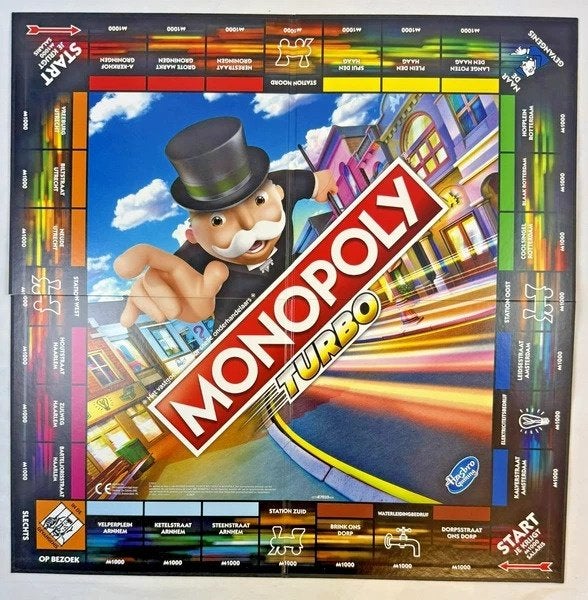 Hasbro Monopoly Turbo bordspel gezelschapsspel spel compleet, Hobby en Vrije tijd, Gezelschapsspellen | Bordspellen, Coolsingel 104, 3011 AG Rotterdam, Netherlands