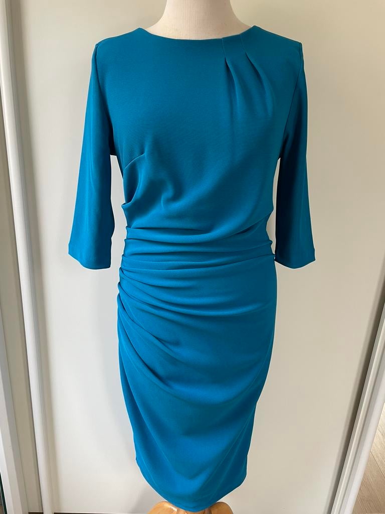 Diva Catwalk blauwe jurk maat L (valt als M), Kleding | Dames, Jurken, Blauw, Maat 42/44 (L), Nieuw, Ophalen of Verzenden
