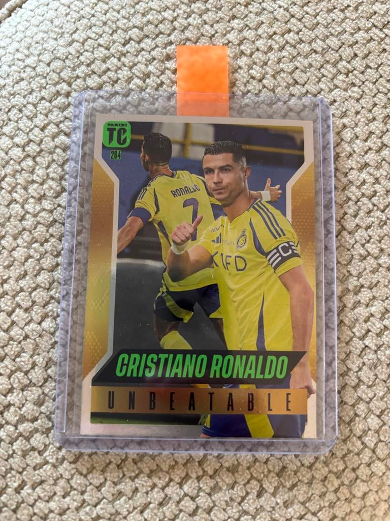 Cristiano Ronaldo Panini Top Class 2024 Voetbalkaart, Ophalen of Verzenden, Zo goed als nieuw, Buitenlandse clubs, Spelerskaart
