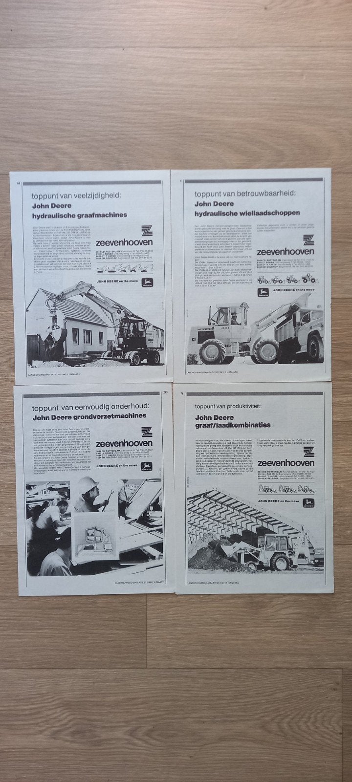 E: JD 2 : John Deere grondverzet machines advertenties., Ophalen of Verzenden, 1920 tot 1940, Tijdschrift