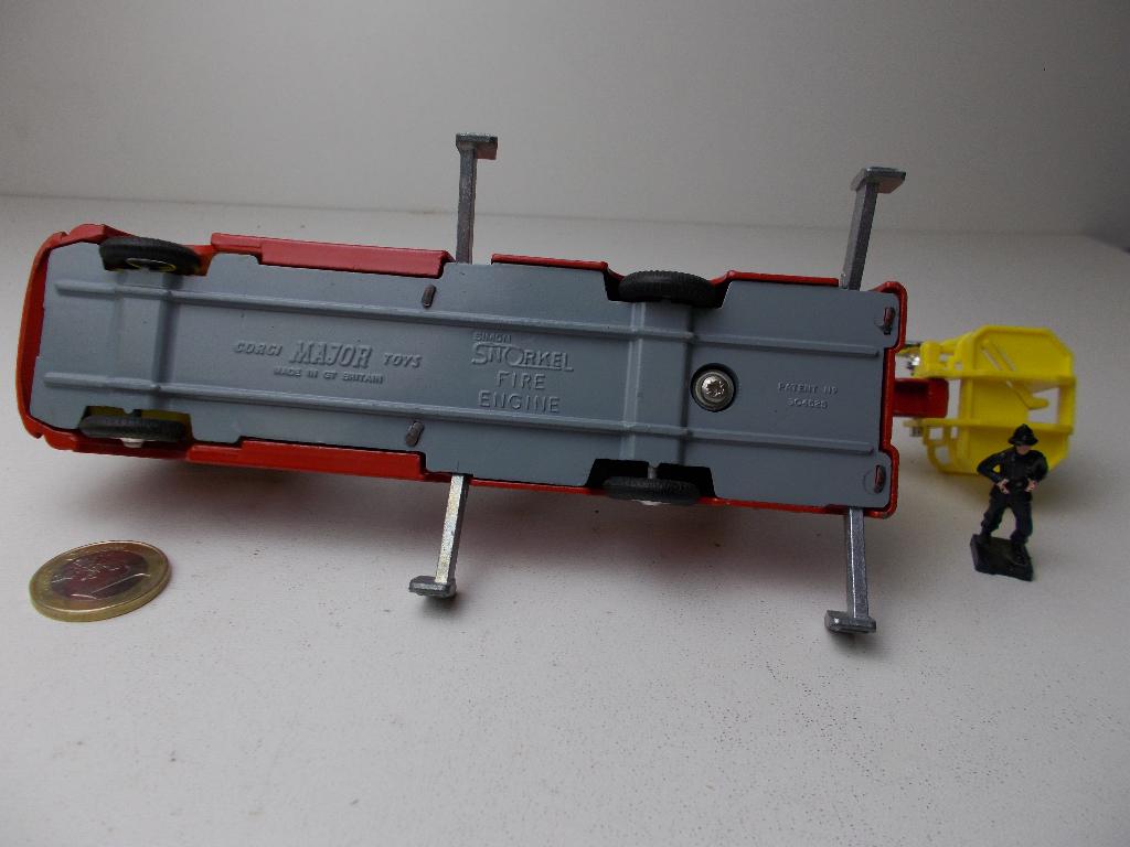 1964 Corgi MajorToys 1127 SIMON SNORKEL FIRE ENGINE Igst (B), Ophalen of Verzenden, Zo goed als nieuw, Bus of Vrachtwagen, Corgi