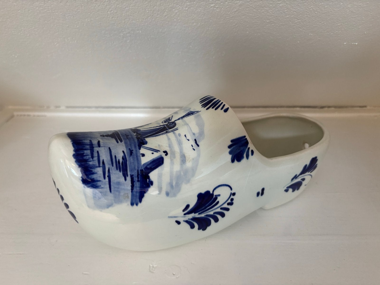 Delfts Blauw Klompje - Handbeschilderd, Antiek en Kunst, Ophalen of Verzenden