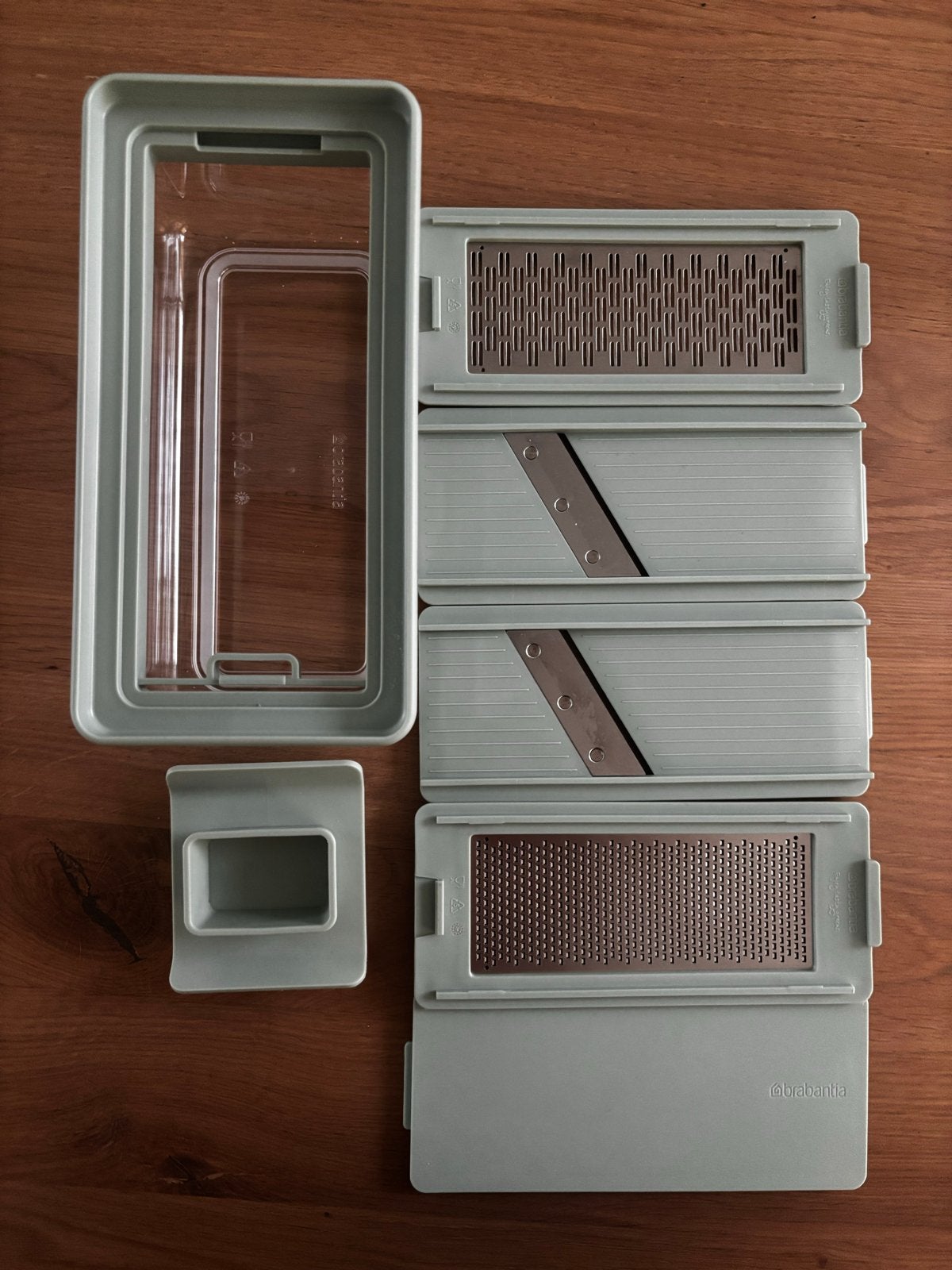 Brabantia Tasty+ Mandoline - Groente en Fruit Snijder, Kunststof, Ophalen of Verzenden, Zo goed als nieuw, Brabantia