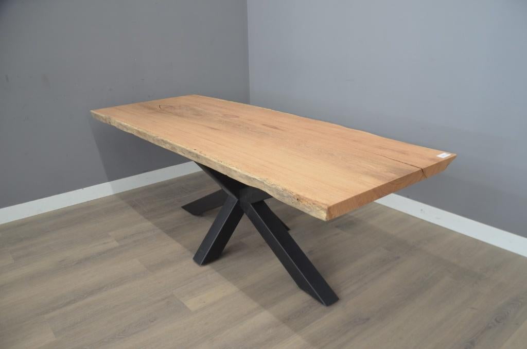 Acacia Boomstamtafel 240 cm – BT 186, Verzenden, Nieuw, Hout