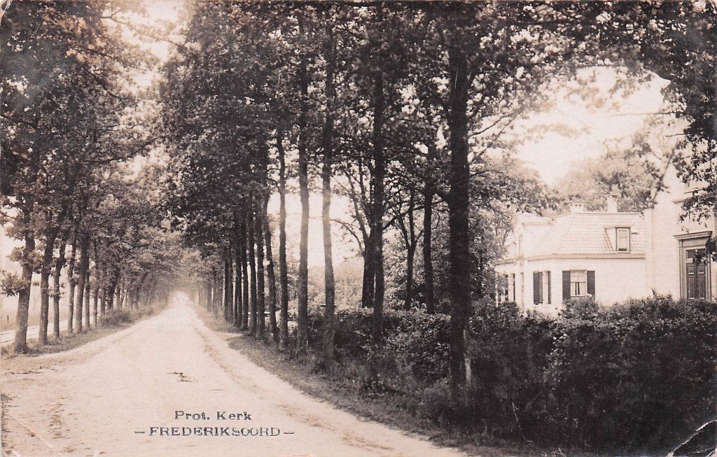 Fredriksoord FOTOKAART - Protestantsche kerk (1916), Ophalen of Verzenden, Voor 1920, Gelopen, Drenthe
