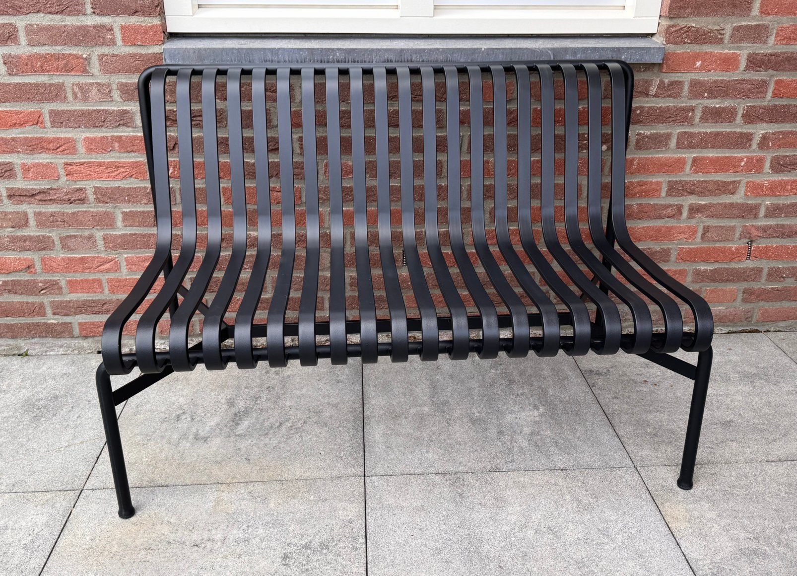 Tuinbank HAY Palissade Dining Bench Anthracite, Ophalen, Zo goed als nieuw, Overige materialen