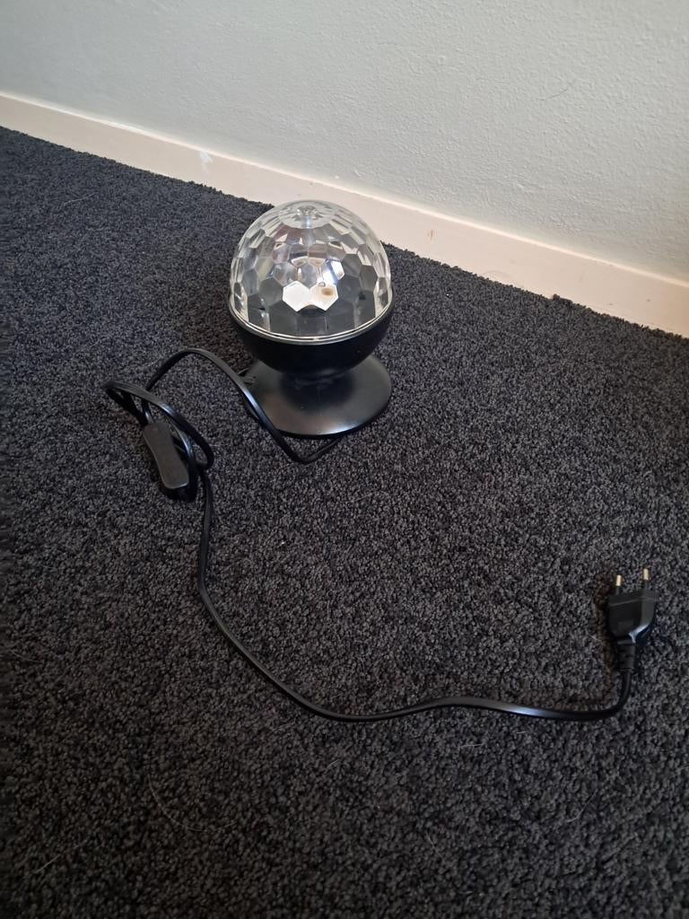 Discolamp met stekker, Ophalen