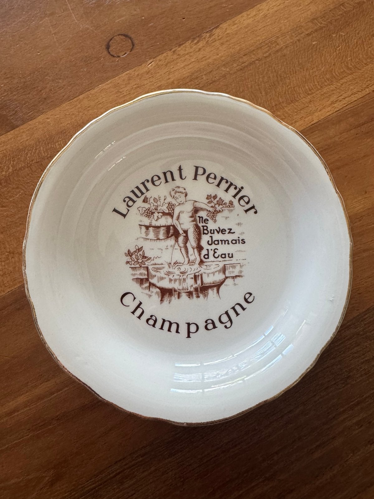 Vintage Laurent Perrier Champagne schaaltje, Ophalen of Verzenden
