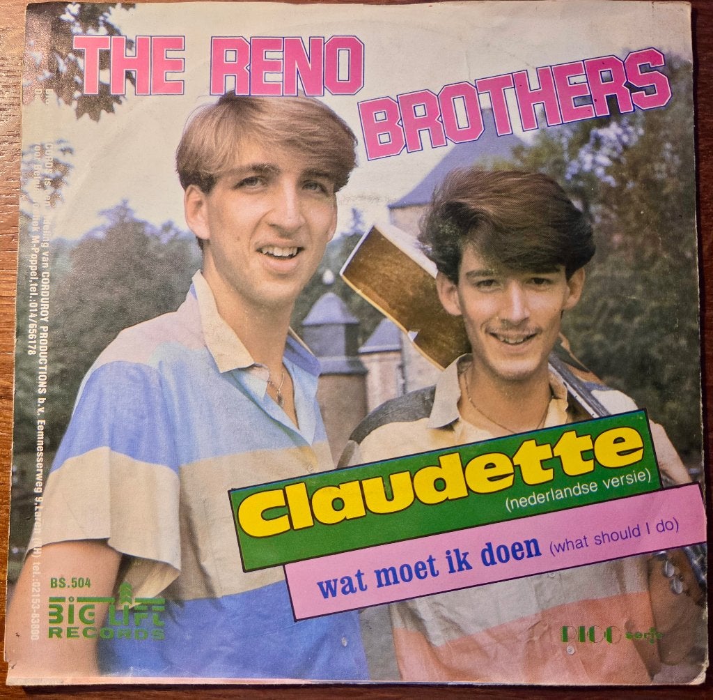 The Reno Brothers :Claudette, Ophalen, Gebruikt, 7 inch, Fotohoes