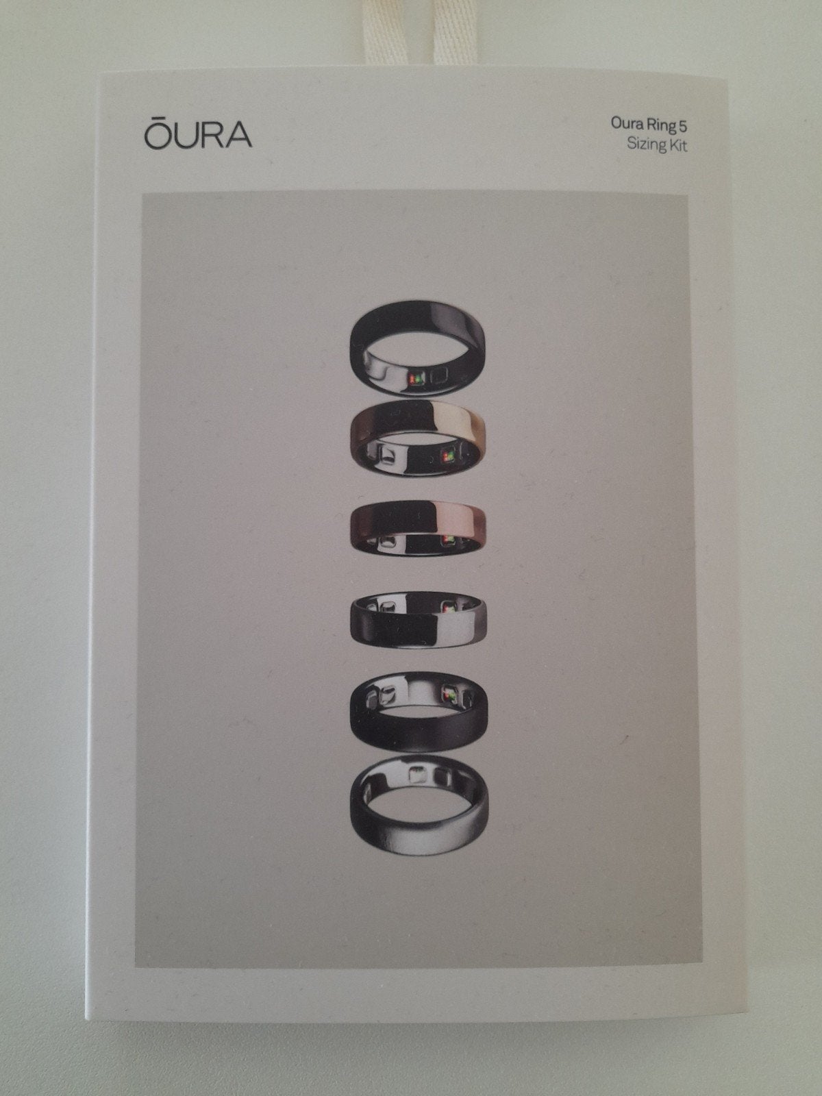 Oura Ring 5 Sizing Kit - Bepaal je perfecte maat, Sieraden, Tassen en Uiterlijk, Ringen, Kunststof, Ophalen of Verzenden, Zo goed als nieuw