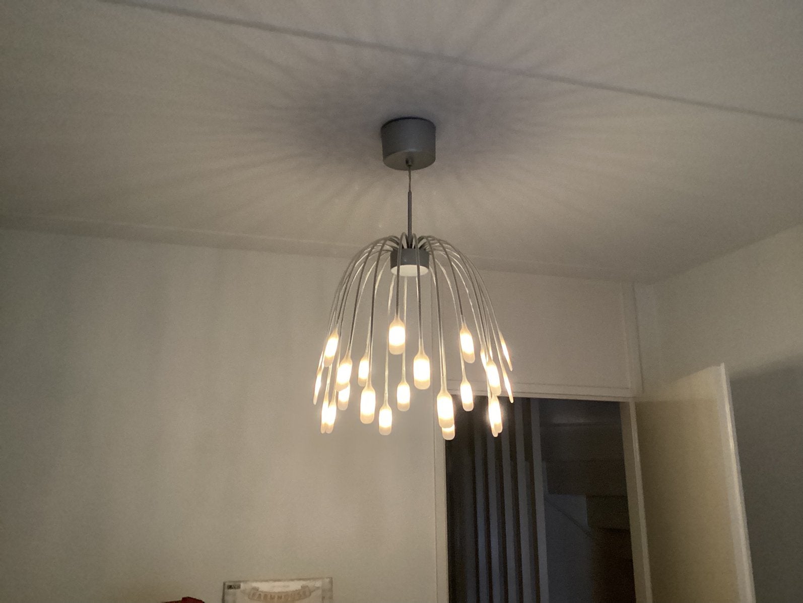 HÄGGÅS (ikea) led plafondlamp, Ophalen, Zo goed als nieuw, Kunststof, Modern