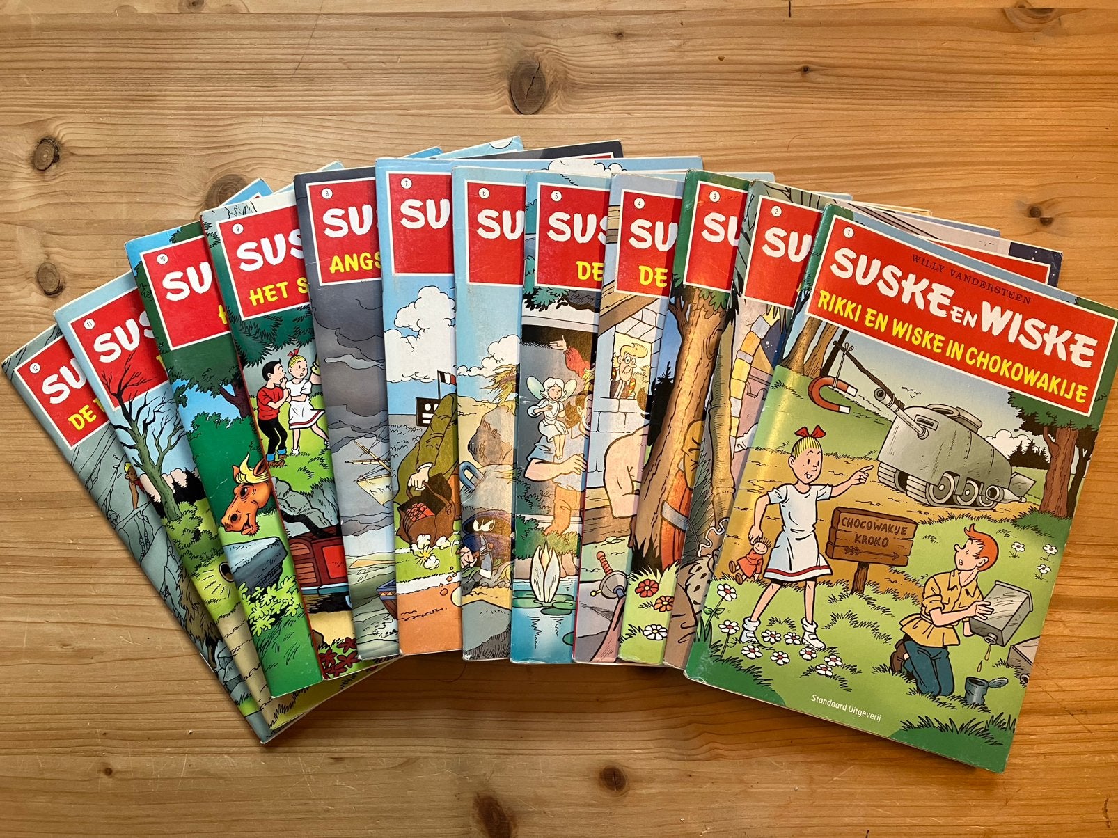 Suske en Wiske - Reeks van 12 mini albums - 2007, Verzenden, Willy Vandersteen, Zo goed als nieuw, Meerdere stripboeken
