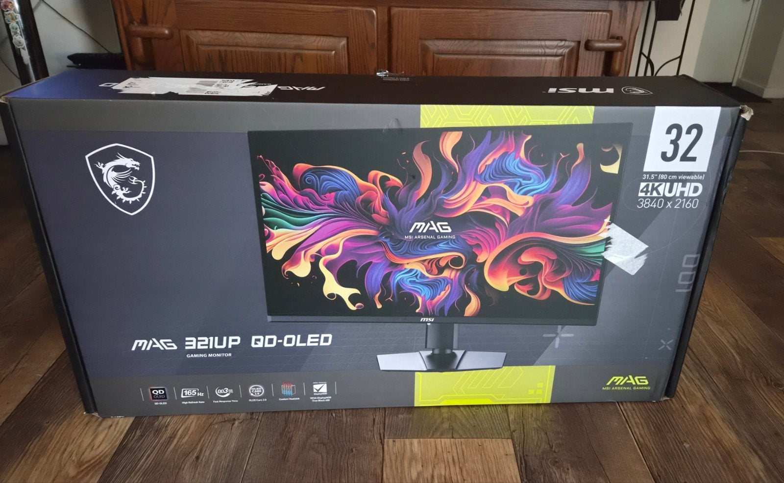 MSI 32 L MAG 321UP QD-OLED 165Hz 4K, gwarranty, invoice