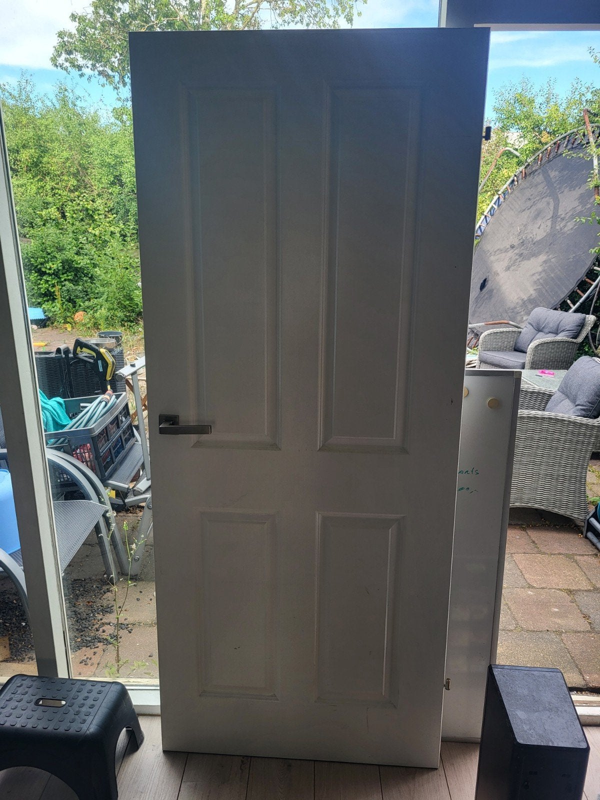 Opdek deur 201,5 x 85, 80 tot 100 cm, Binnendeur, Ophalen of Verzenden, Zo goed als nieuw