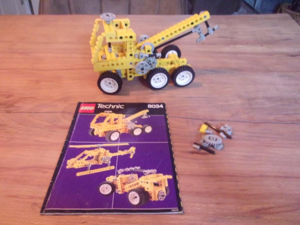 Lego Technic  8034-1 Universal Set uit 1989, Gebruikt, Lego, Compleet, Ophalen of Verzenden
