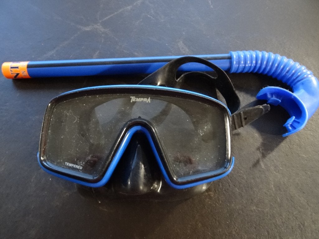 Duikbril en snorkel, Ophalen of Verzenden, Zo goed als nieuw, Snorkel