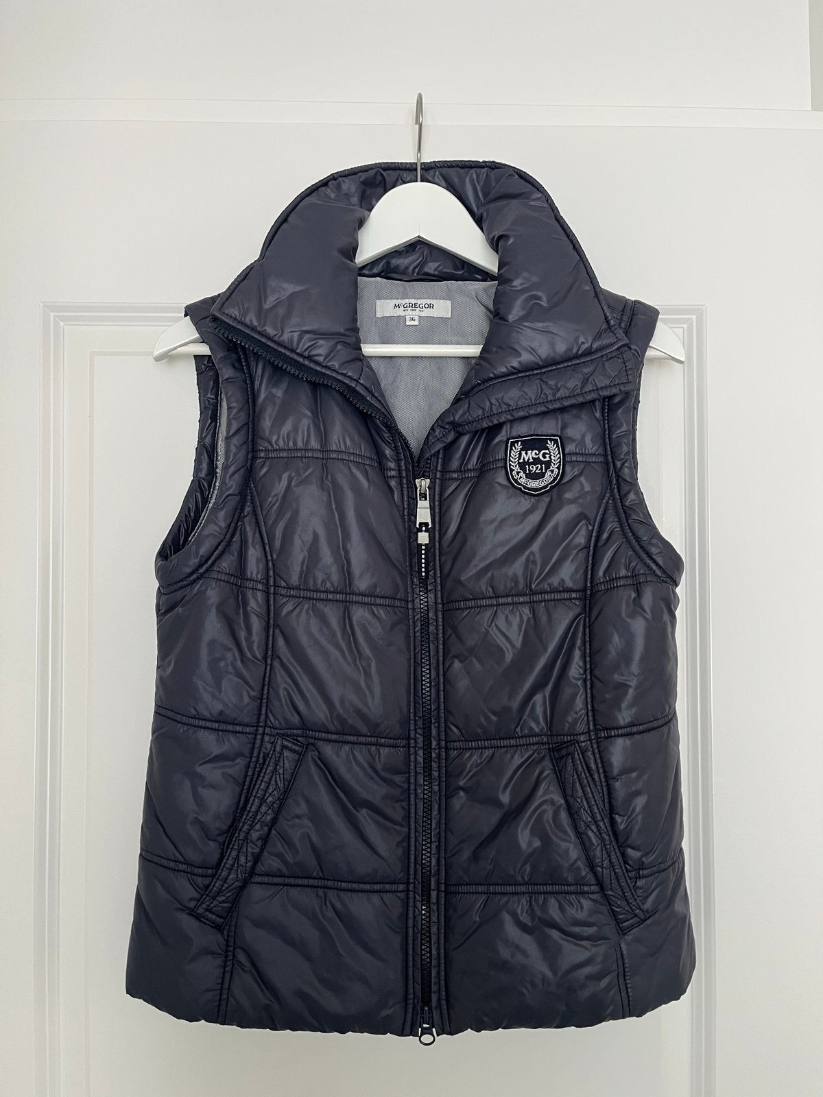 McGregor bodywarmer maat 36, Kleding | Dames, Bodywarmers, Ophalen of Verzenden, Zo goed als nieuw, Maat 36 (S), Blauw