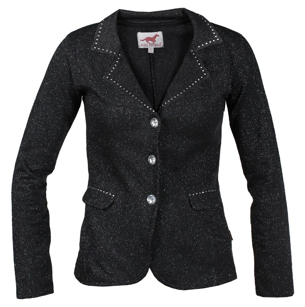 Wedstrijdjas Pirouette Glitter Zwart 128,140,152,164 en 176, Dieren en Toebehoren, Paardrijkleding, Kinderen, Dressuur, ., Nieuw