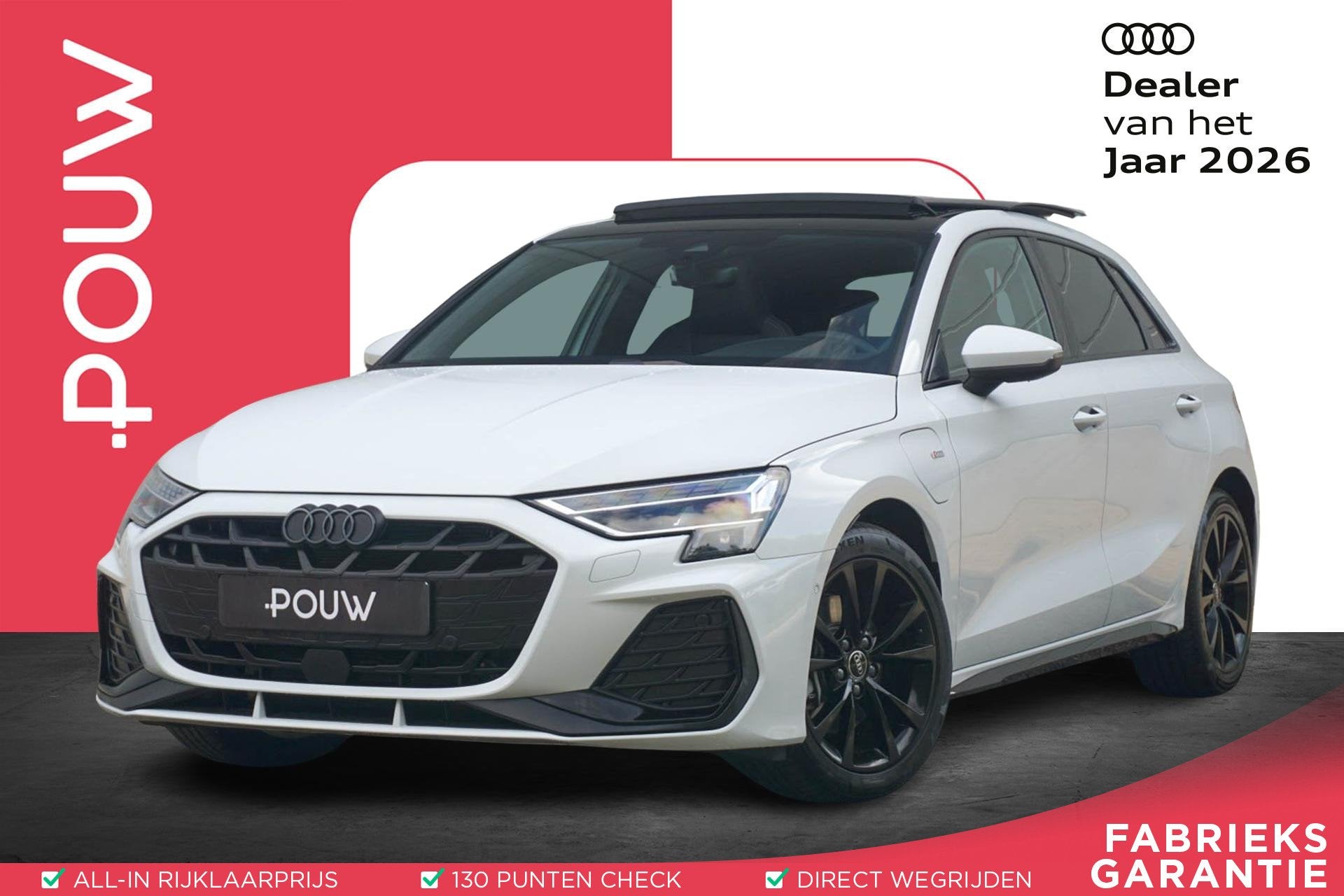 Audi A3 Sportback 40 TFSIe 204pk S Edition | SoH 100% | Pano
